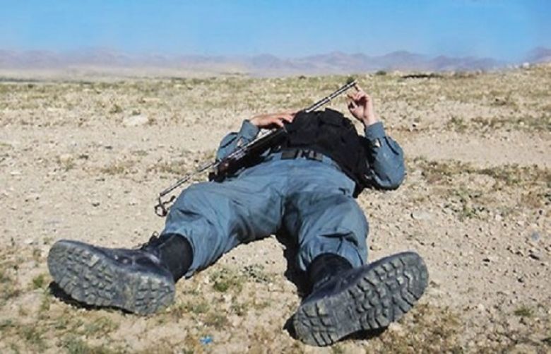 Two Afghan policemen killed