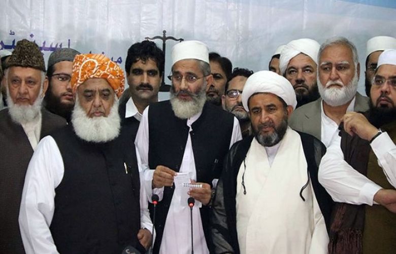 Religious parties announce restoration of Muttahida Majlis-e-Amal