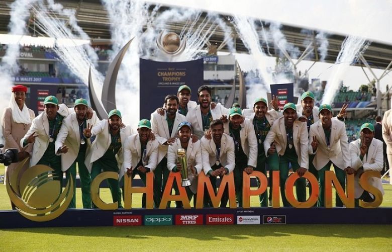 Paksitan trump India in Champions Trophy final by 180 runs