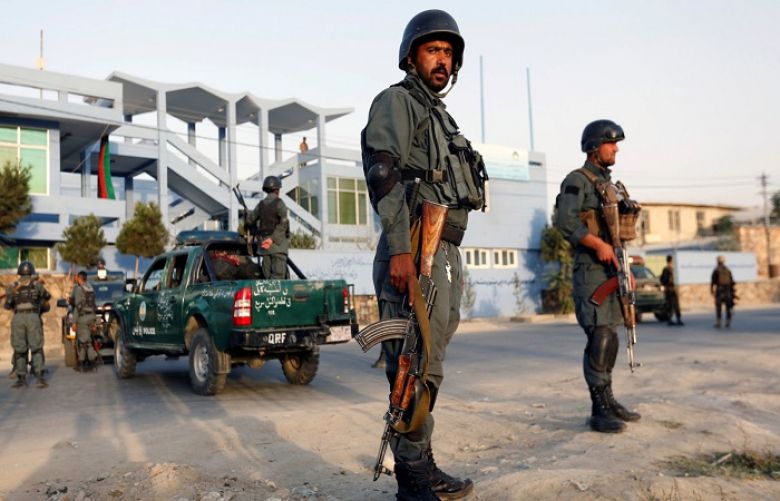 Two civilians and a police officer were killed in the blast in Kabul