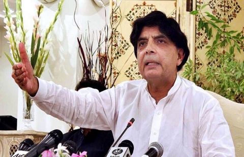 Non-inclusion of Sharif family's name in ECL means decision taken somewhere else: Nisar