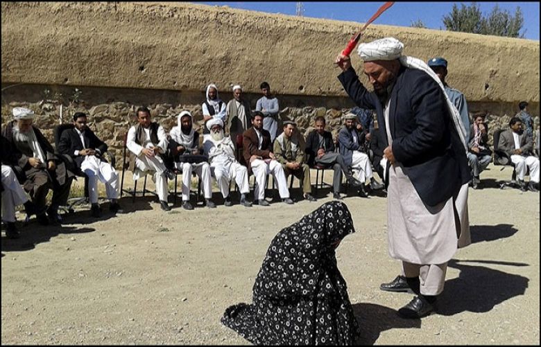 Afghan man and woman given 100 lashes in public for adultery