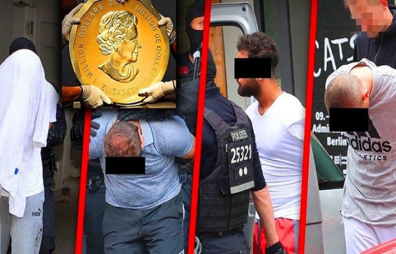 Members of a Lebanese mafia were caught after gold coin heist in Germany.