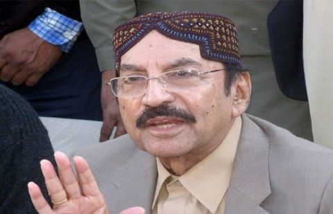 Former Sindh chief minister Qaim Ali Shah 