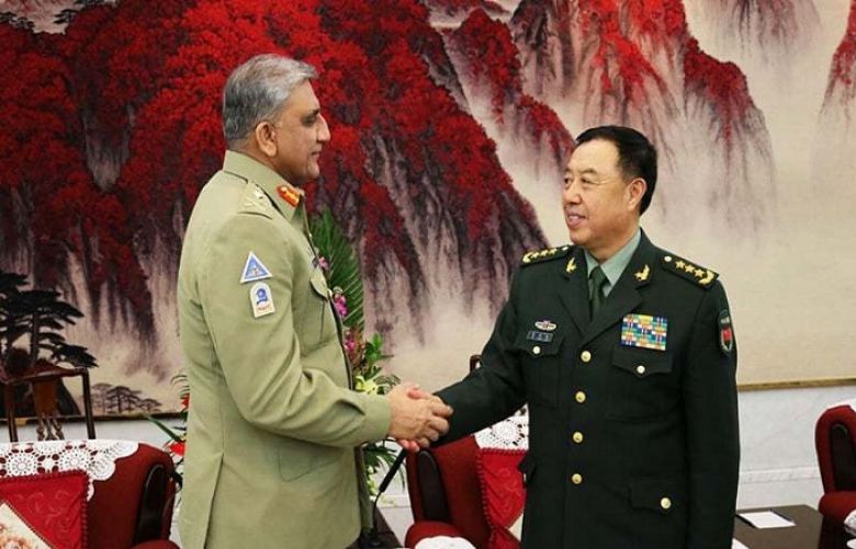 Chief of Army Staff Qamar Javed Bajwa meeting China&#039;s military leadership.