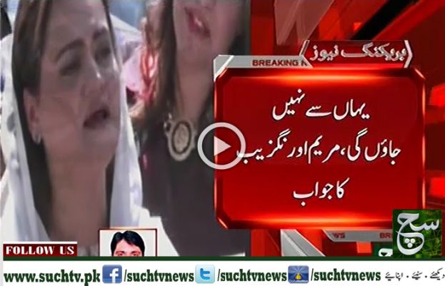 Misleading Between PTI or  Maryam Aurangzeb speech today