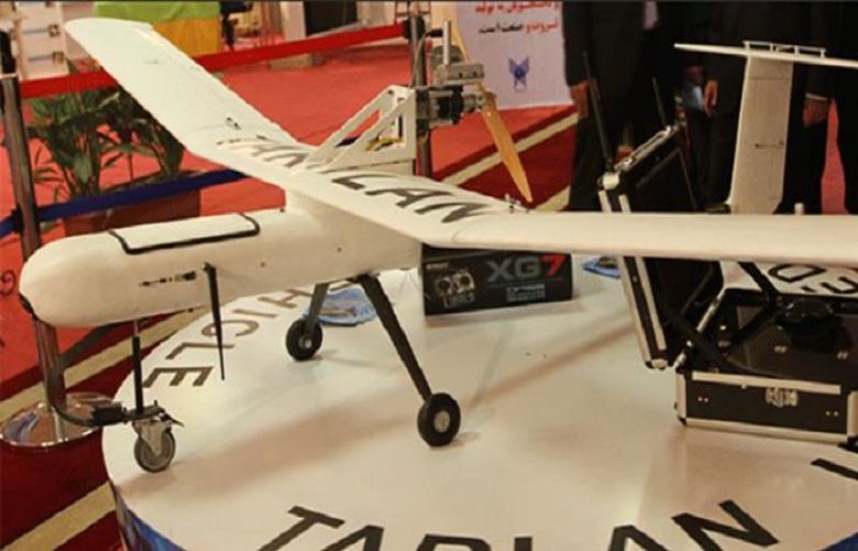 This photo shows Iran’s domestically designed and manufactured drone Tarlan (Northern Goshawk).