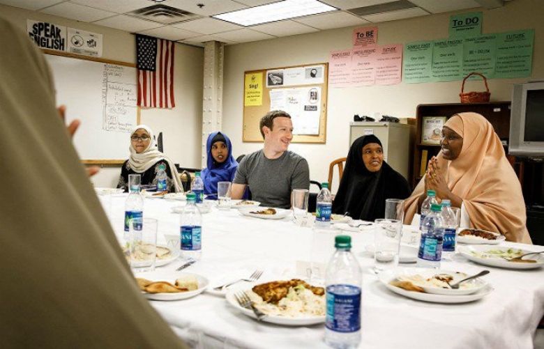 Zuckerberg has his first iftar dinner with Somali refugees