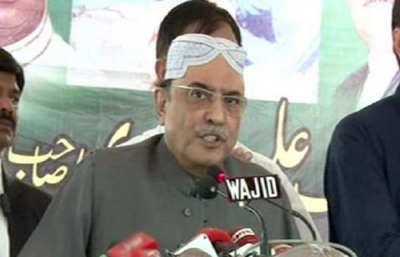 Former president Asif Ali Zardari 