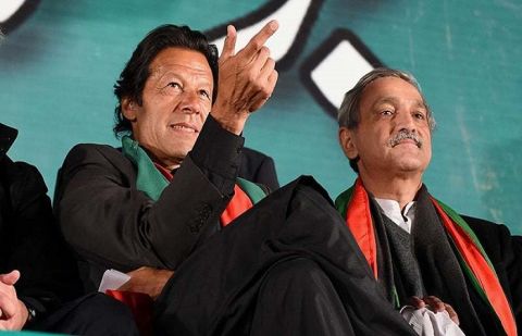 Jehangir Tareen and  PTI Chairman, Imran Khan