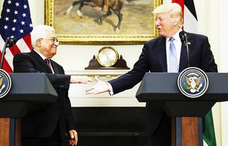 US President Donald Trump committed the United States Wednesday to helping Israel and the Palestinians reach peace, telling visiting Palestinian leader Mahmud Abbas: “We will get it done.”