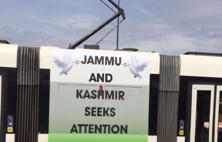 &#039;Jammu and Kashmir seeks attention&#039; posters appear in Geneva