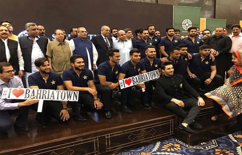 Bahria Town honors victorious Pakistan cricket team