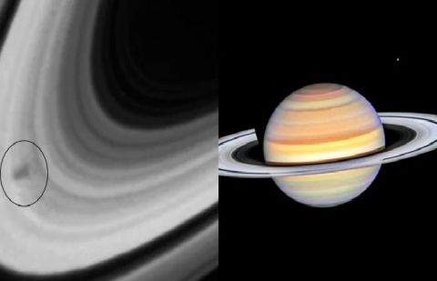 Hubble Telescope captures mystifying shadows on Saturn's rings