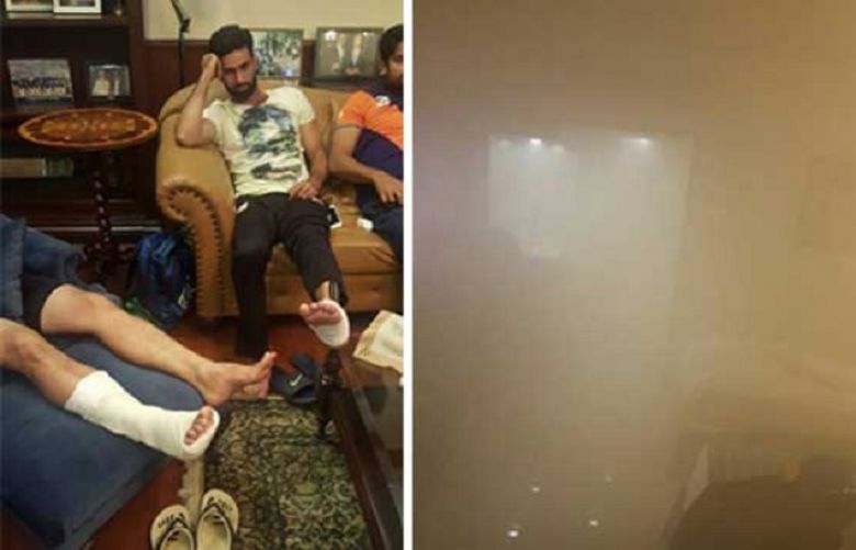 Pakistani cricketers sustain injuries in deadly blaze at Karachi hotel