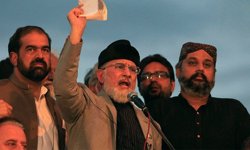 Qadri directs marchers to move towards PM House ‘peacefully’