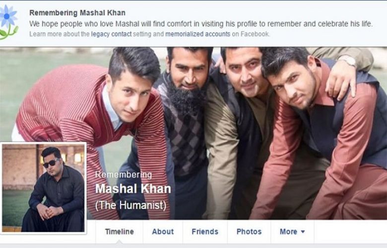 Facebook memorialises Mashal Khan&#039;s account
