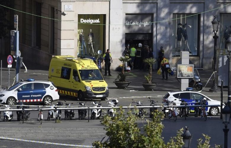 At least 13 dead as van rams into crowd in Barcelona &#039;terror attack&#039;