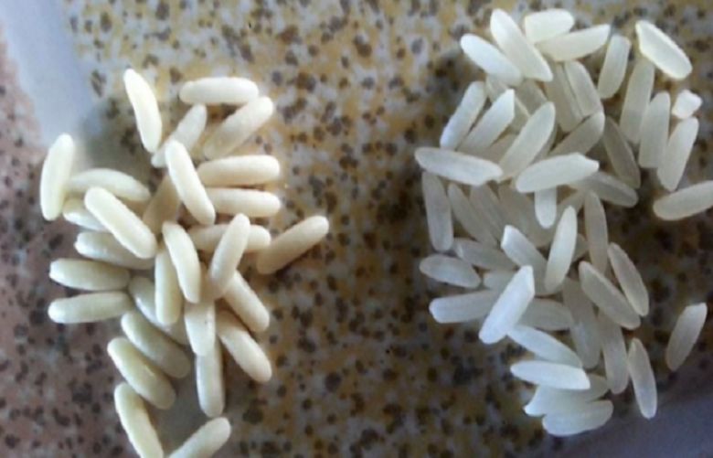 Find out how to recognize real from fake rice