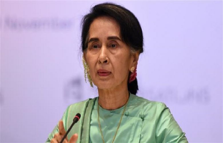 Myanmar’s de facto leader Aung San Suu Kyi