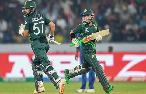 Pakistan chase down Sri Lanka’s mammoth 345-run target, set new World Cup record