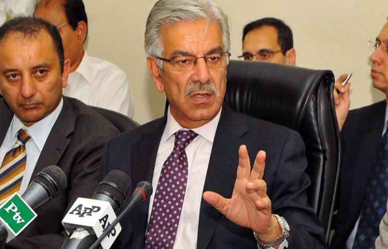 Minister for Water and Power Khawaja Muhammad Asif