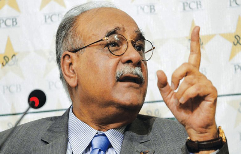 Pakistan Cricket Board (PCB) Chairman Najam Sethi 