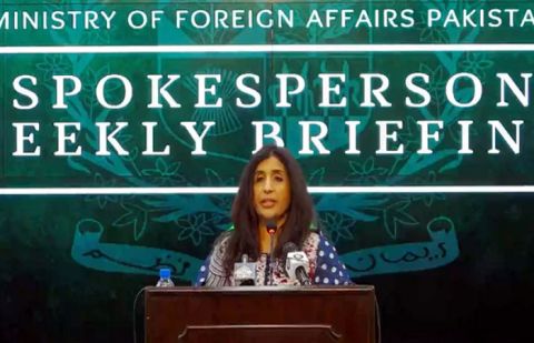 Foreign Office spokesperson Mumtaz Zahra Baloch,