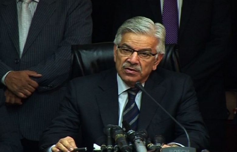 Minister for water and power Khawaja Asif 