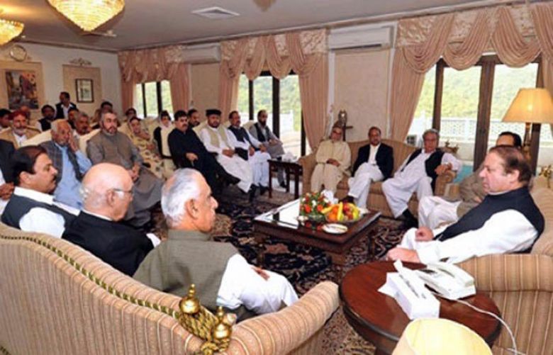 Nawaz Sharif led PML-N meeting