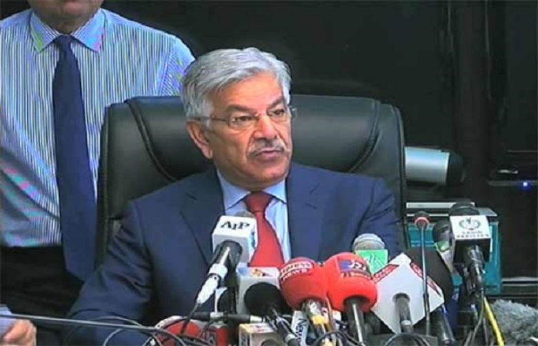 Foreign minister Khawaja Asif