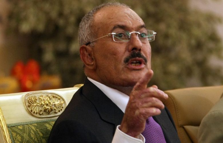 Former Yemeni president Ali Abdullah Saleh