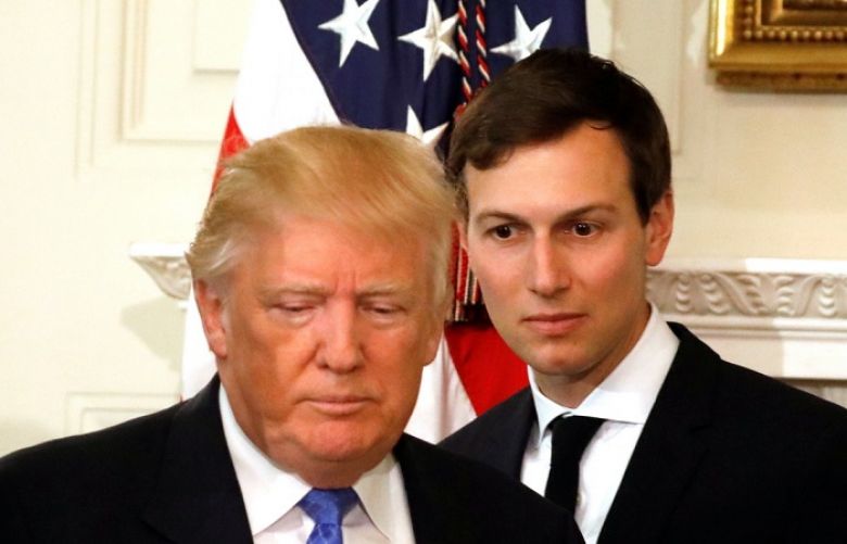 Trump and his son-in-law Kushner