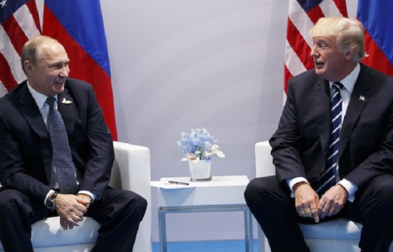 Russian President Vladimir Putin and Donald Trump