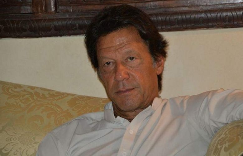 Chairman Pakistan Tehreek-e-Insaf (PTI) Imran Khan