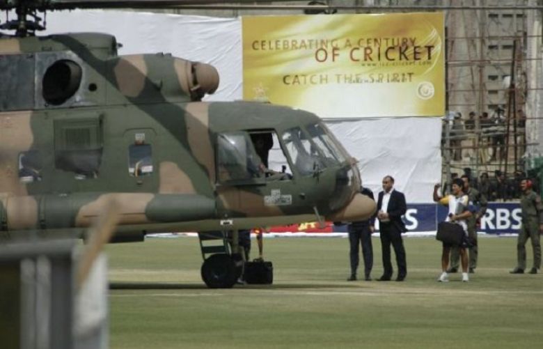 Army helicopter was used to rescue Sri Lankan team