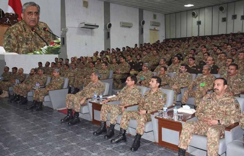 Army chief visited Central Command Headquarters in Kharian