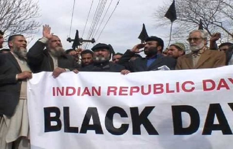 Kashmiris observe Black Day 