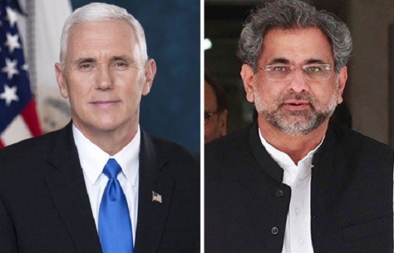US Vice President telephones Prime Minister to Pakistan