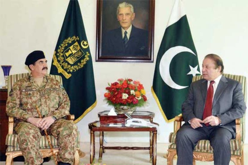  meeting with raheel Sharif army chief