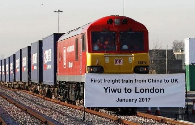 چین کی پہلی مال بردار ٹرین لندن پہنچ گئی