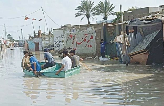 بلوچستان کے گوادر، پسنی، جیونی اور دیگر اضلاع میں طوفانی بارش کا سلسلہ جاری ہے
