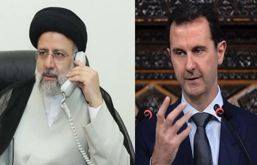 شام کے صدر بشار الاسد نے ایرانی صدر ابراہیم رئیسی سے ٹیلیفون پر رابطہ کرکے فلسطین کی صورتحال پر تبادلہ خیال کیا۔