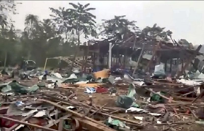 میانمار: کنسرٹ پر فضائی حملے میں 60 سے زائد افراد ہلاک