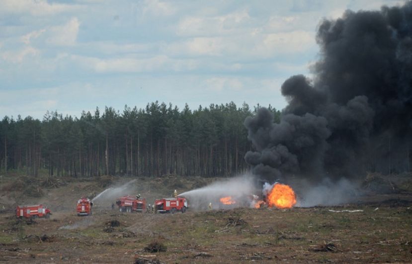 روس میں ایئر شو کے دوران کرتب دکھاتے ہوئے ہیلی کاپٹر گر کر تباہ، پائلٹ ہلاک