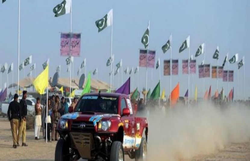 فوج کے شعبہ تعلقات عامہ نے کہا ہے کہ یہ ریلی پاکستان کی آزادی کی 70سالہ تقریبات کا حصہ ہے۔