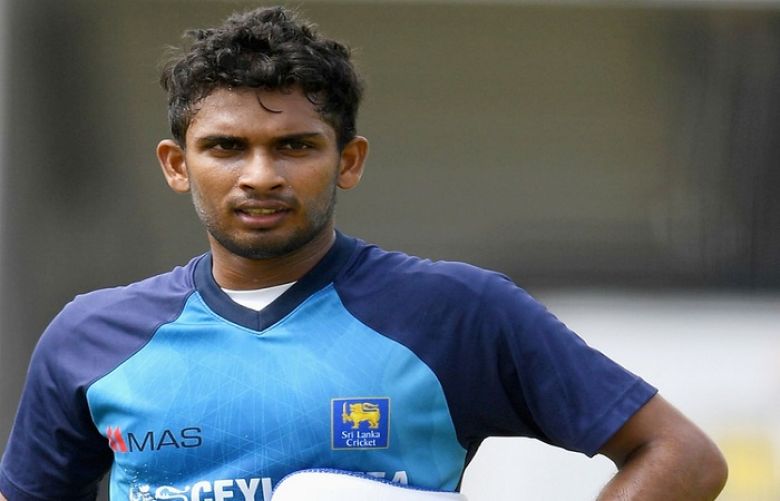 Sri Lankan cricketer Dasun Shanaka 