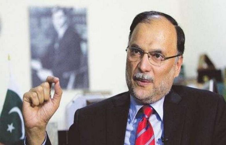 Federal Minister for Planning Ahsan Iqbal