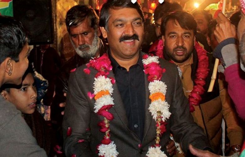 Pakistan Tehreek-e-Insaf (PTI) candidate Malik Asad Ali Khokhar 