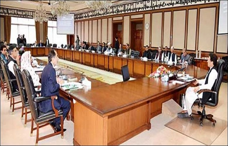 Prime Minister Imran Khan chairing federal cabinet meeting